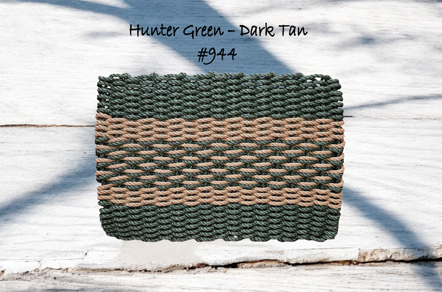 cw 944 The "Original" Handcrafted Woven Maine Lobster Rope Door Mat