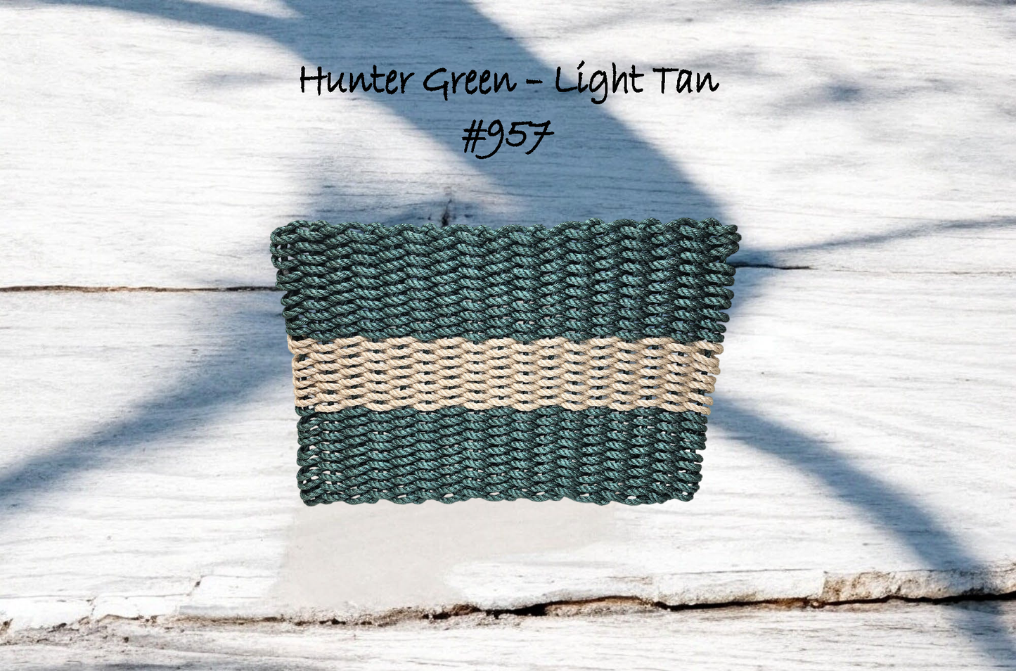 3s 957 The "Original" Handcrafted Woven Maine Lobster Rope Door Mat