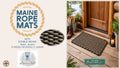 270 DW - Handcrafted Woven Maine Rope Door Mat