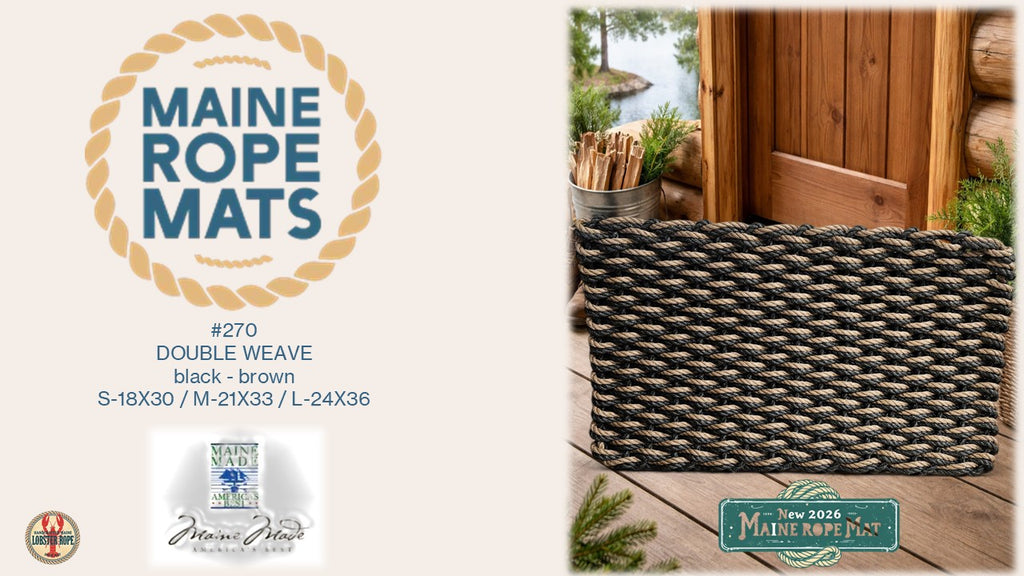 270 DW - Handcrafted Woven Maine Rope Door Mat