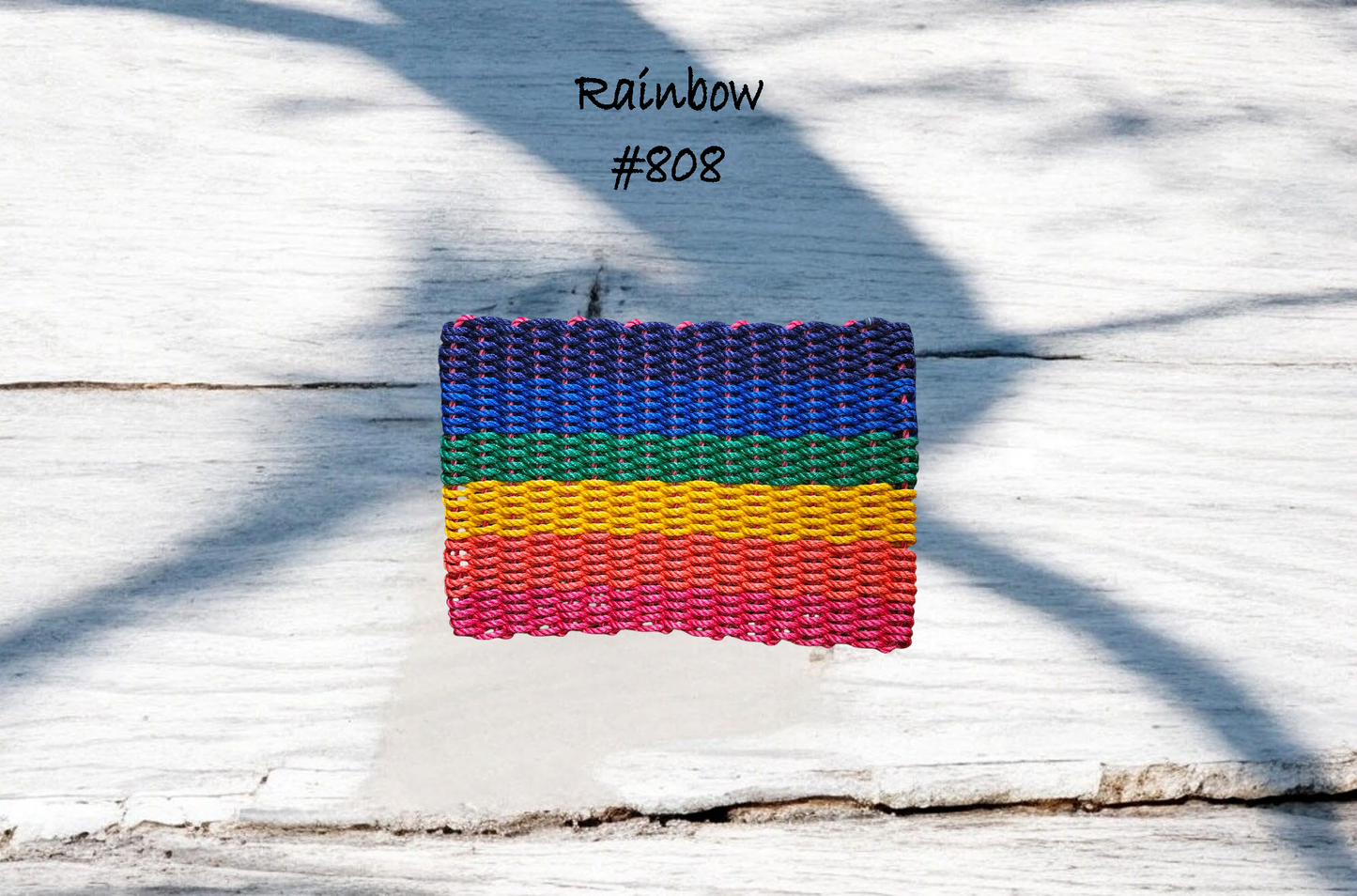 ms 808 The "Original" Handcrafted Woven Maine Lobster Rope Door Mat