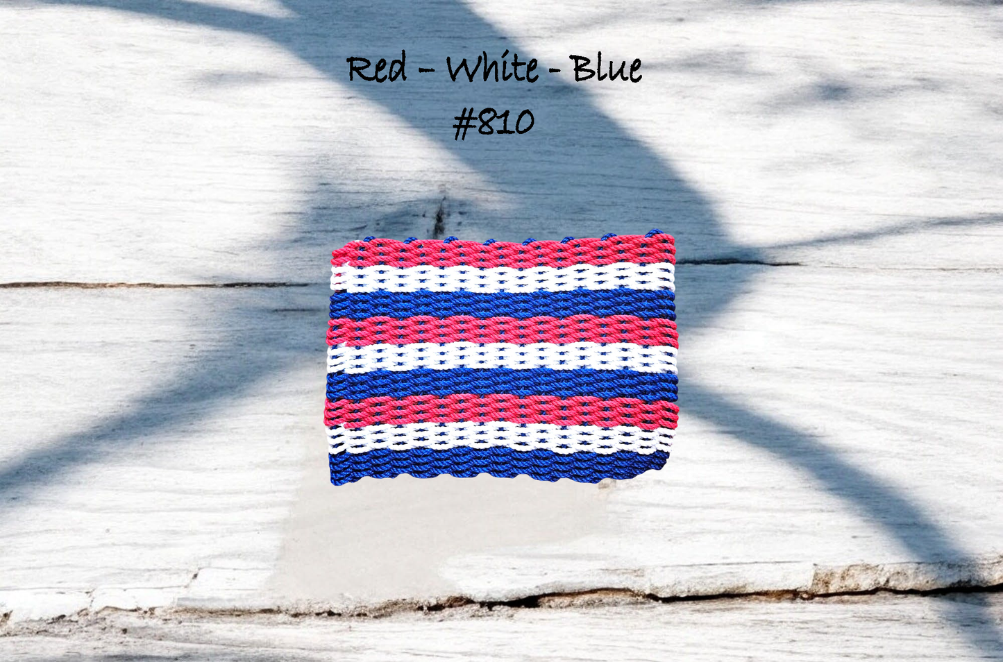 ms 810 The "Original" Handcrafted Woven Maine Lobster Rope Door Mat