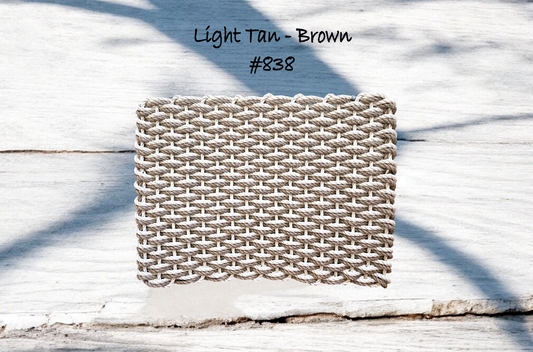 2w 838 The "Original" Handcrafted Woven Maine Lobster Rope Door Mat