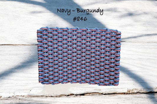 2w 846 The "Original" Handcrafted Woven Maine Lobster Rope Door Mat