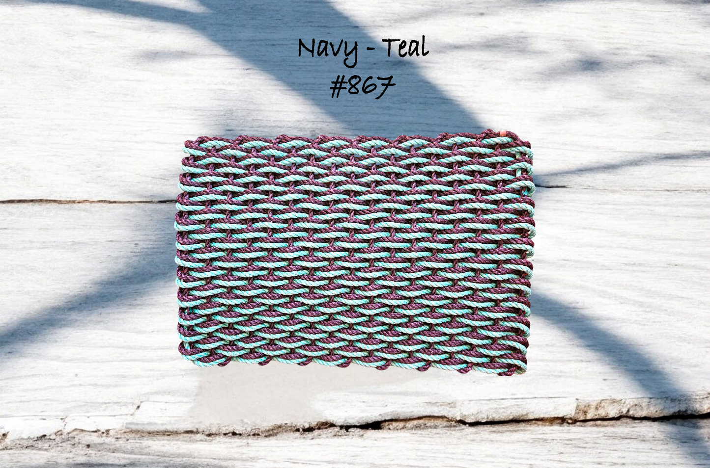 2w 867 The "Original" Handcrafted Woven Maine Lobster Rope Door Mat