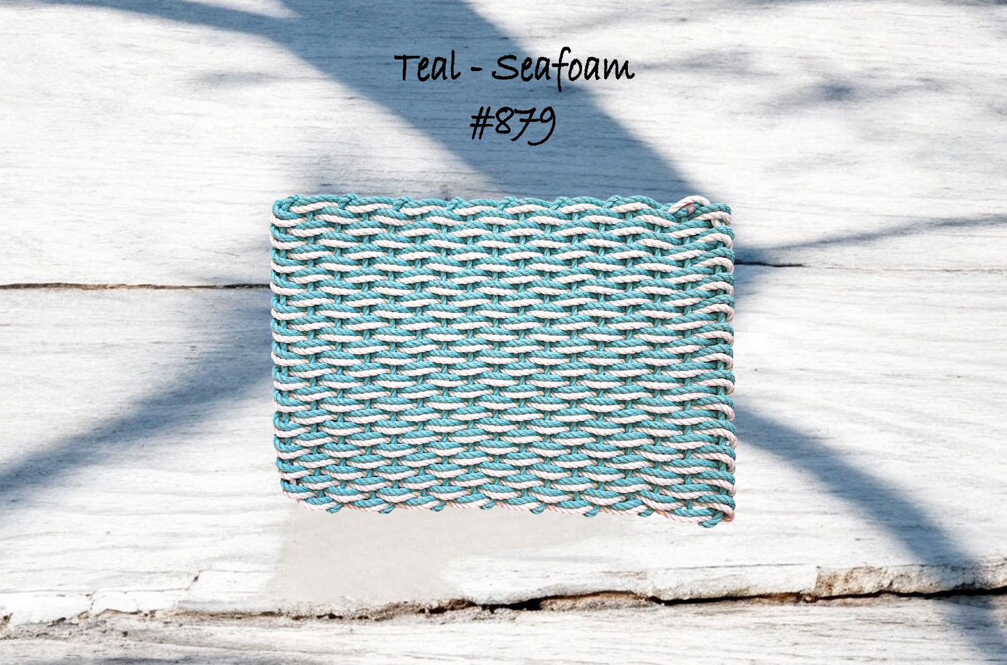 2w 879 The "Original" Handcrafted Woven Maine Lobster Rope Door Mat