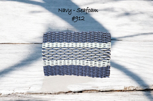 cw 912 The "Original" Handcrafted Woven Maine Lobster Rope Door Mat