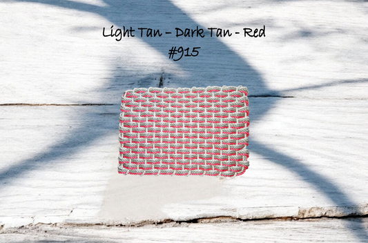 3w 915 The "Original" Handcrafted Woven Maine Lobster Rope Door Mat