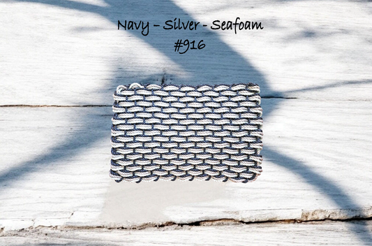 3w 916 The "Original" Handcrafted Woven Maine Lobster Rope Door Mat