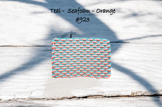 3w 923 The "Original" Handcrafted Woven Maine Lobster Rope Door Mat