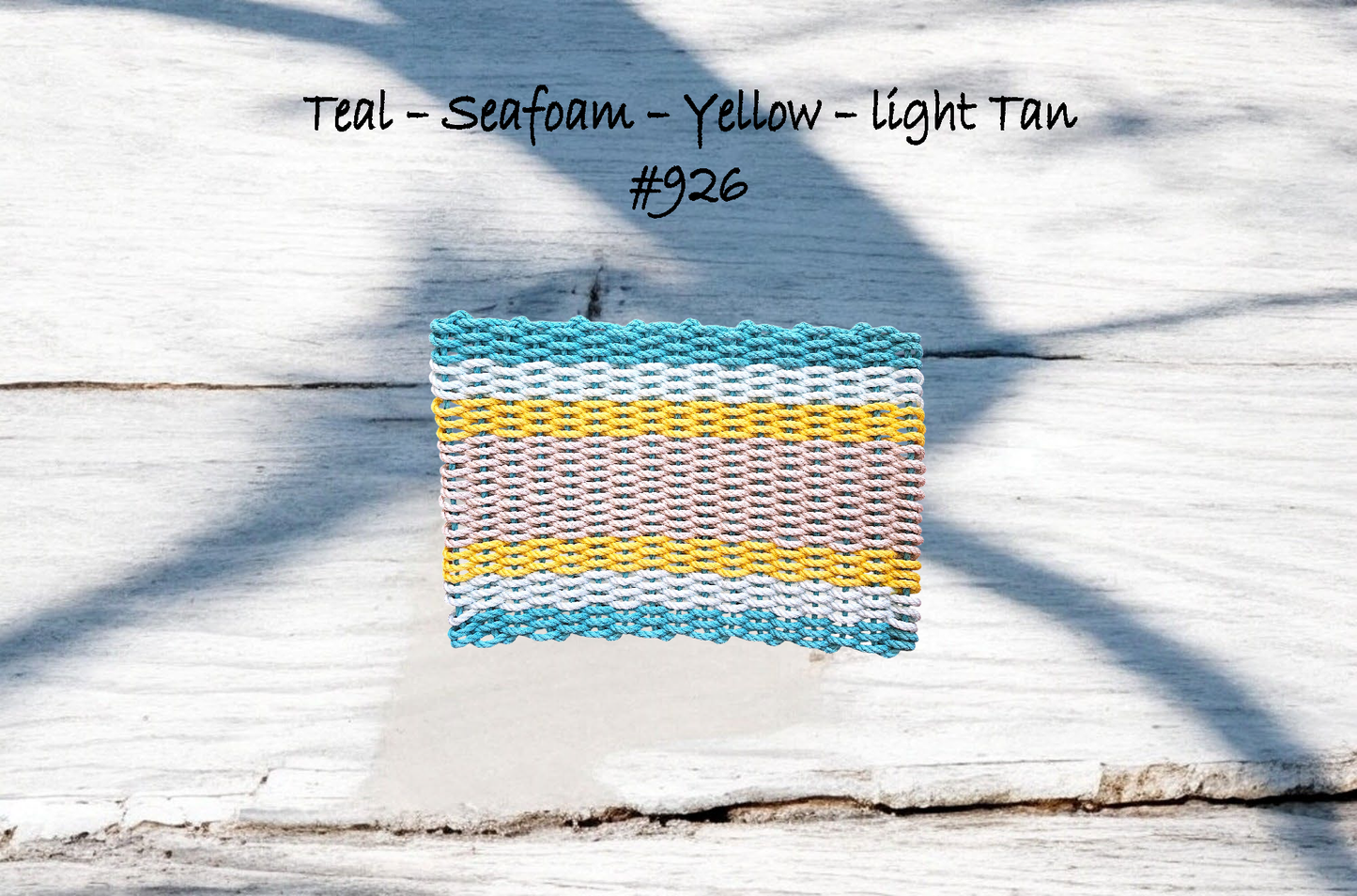 ms 926 The "Original" Handcrafted Woven Maine Lobster Rope Door Mat