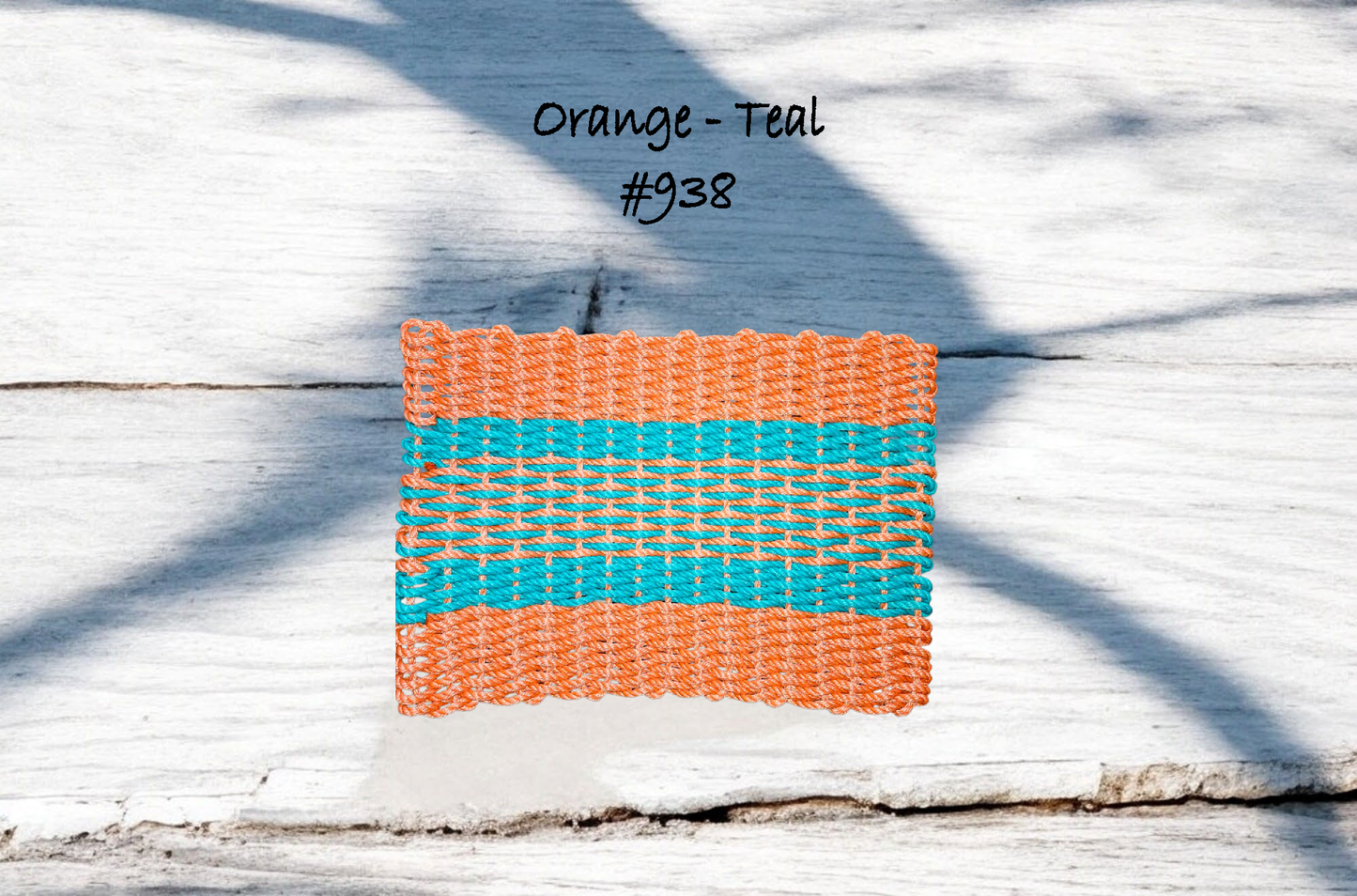 cw 938 The "Original" Handcrafted Woven Maine Lobster Rope Door Mat