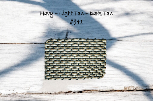 3w 941 The "Original" Handcrafted Woven Maine Lobster Rope Door Mat