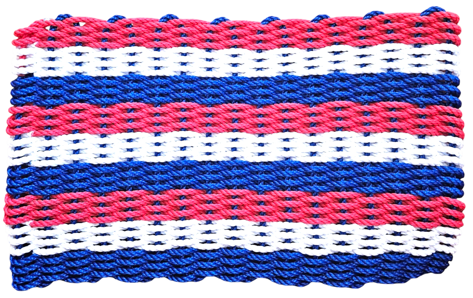 810 MS - Handcrafted Woven Maine Rope Door Mat