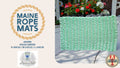 804 S - Handcrafted Woven Maine Rope Door Mat