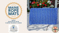 806 S - Handcrafted Woven Maine Rope Door Mat