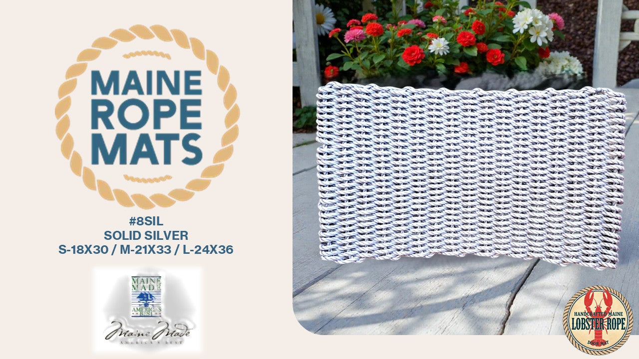 807 S - Handcrafted Woven Maine Rope Door Mat