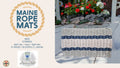 815 5S - Handcrafted Woven Maine Rope Door Mat