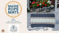 850 5S - Handcrafted Woven Maine Rope Door Mat