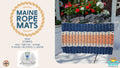 942 5S - Handcrafted Woven Maine Rope Door Mat