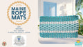 911 CW - Handcrafted Woven Maine Rope Door Mat