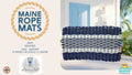 912 CW - Handcrafted Woven Maine Rope Door Mat