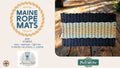 261 5S - Handcrafted Woven Maine Rope Door Mat