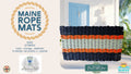 262 5S - Handcrafted Woven Maine Rope Door Mat