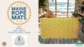 818 DW - Handcrafted Woven Maine Rope Door Mat