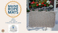 820 DW - Handcrafted Woven Maine Rope Door Mat