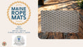 822 DW - Handcrafted Woven Maine Rope Door Mat