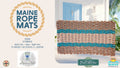 268 5S - Handcrafted Woven Maine Rope Door Mat