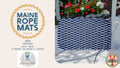 859 DW - Handcrafted Woven Maine Rope Door Mat
