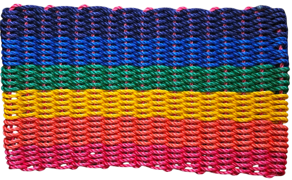 808 MS - Handcrafted Woven Maine Rope Door Mat
